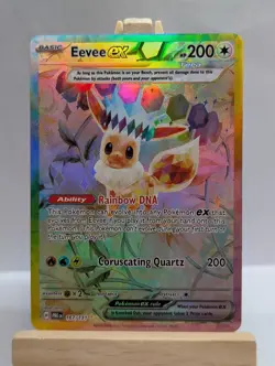 Custom Fan Art Eevee EX Tera High Quality Custom Card Foil Finish Full Art - Image 1