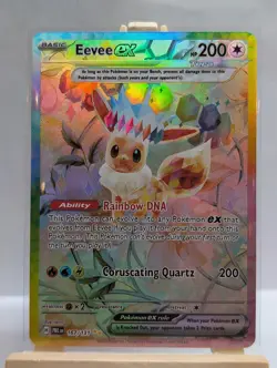 Custom Fan Art Eevee EX Tera High Quality Custom Card Foil Finish Full Art - Image 2