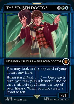 Near Mint, English - 1 x MTG The Fourth Doctor - Foil - Showcase Universes Beyon - Image 1