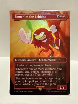 Knuckles the Echidna (Rainbow Foil) Secret Lair Drop Foil Near Mint - Image 1