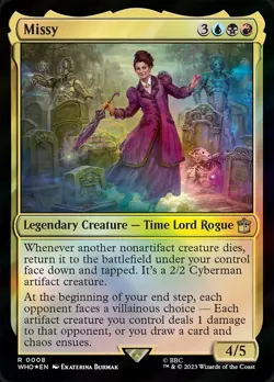 Near Mint, English - 1 x MTG Missy - Foil Universes Beyond: Doctor Who - Image 1