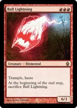 Ball Lightning - Foil - Premium Deck Series: Fire and Lightning #12 MTG Magic Th - Image 1