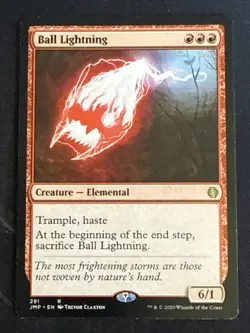 1x Ball Lightning (291) Jumpstart LP MTG Magic the Gathering x1 MKE - Image 1