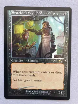 Mtg Carte Magic Secret Lair Stitcher's Supplier FOIL English NM - Image 1