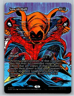 Magic: The Gathering - Spider-Man - Saw in Half - Borderless - Image 1