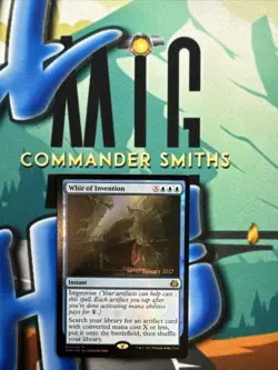Whir of Invention ? PROMO FOIL ? MTG NM Prerelease Aerther Revolt (049) - Image 1