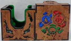 MTG Commander Deck Box TEMUR GREEN/BLUE/RED standard Magic the Gathering - Image 1