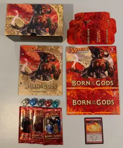 Born of the Gods BNG - COMPLETE Set x4 + Tokens, Accessories, Promo! Magic MTG! - Image 1
