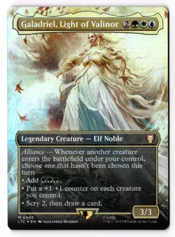 Galadriel, Light of Valinor (Borderless) 498 Commander: The Lord of the Rings: T - Image 1