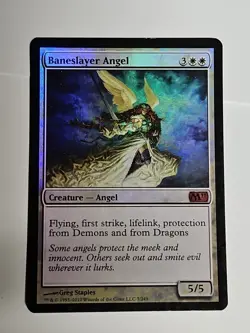 Baneslayer Angel - Foil Magic 2011 LP MTG Magic The Gathering M11 - Image 1