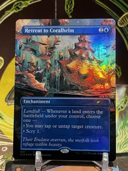 MTG | Retreat to Coralhelm (Borderless) [Secret Lair Kelogsloops] ✨FOIL✨ - Image 1