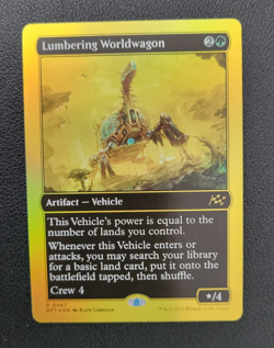 Near Mint x 1 Lumbering Worldwagon - First-Place Foil Aetherdrift Variants - Image 1