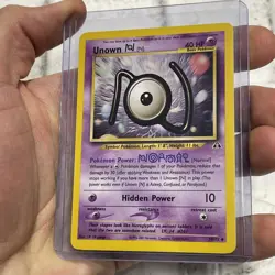 Pokemon 2001 Pokemon Unown [N] 50/75 Neo Discovery MP+ Vintage Nintendo Card TCG - Image 2