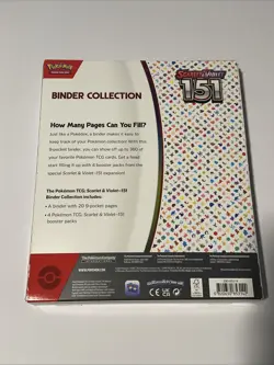 Pokemon TCG Scarlet & Violet 151 Binder Collection New Sealed - Image 2