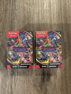 Phantasmal Flames Booster Bundle Pokemon TCG Sealed Box IN HAND - Lot of 2 - NEW - Image 1