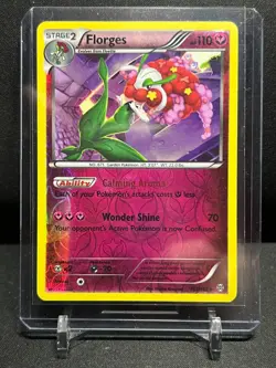 Florges 103/162 Reverse Holo Rare Pokemon 2015 XY Breakthrough - MP - Image 1