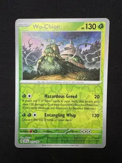 Wo-Chien 015/191 Reverse Holo Uncommon LP-NM - Pokemon S&V Surging Sparks SSP - Image 1