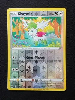 Shaymin 115/159 Reverse Holo LP-NM - Pokemon TCG Sword & Shield Crown Zenith CRZ - Image 1