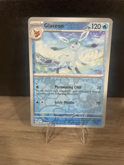 Pokemon Twilight Masquerade Glaceon Reverse Holo 054/167 NM - Image 1