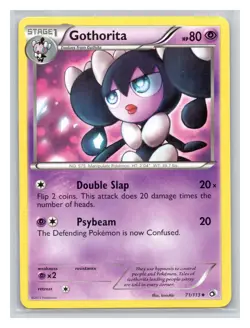 Pokemon TCG Gothorita 71/113 Legendary Treasures Normal LP - Image 1