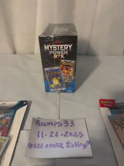 Pokemon Walmart Mystery Power Box 5 Booster Packs + Sealed Lot , blisters - Image 3