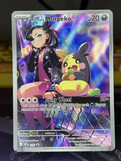 Pokemon TCG Marnie's Morpeko 206 Sv: Scarlet & Violet Black Star Promo - Image 1
