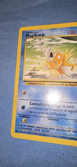 Pokemon TCG Magikarp Base Set 35/102 Regular 1999-2000 Wizards Base Set... - Image 2