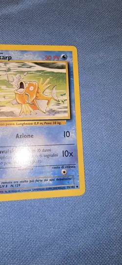Pokemon TCG Magikarp Base Set 35/102 Regular 1999-2000 Wizards Base Set... - Image 3