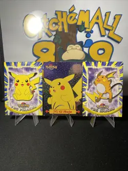 Pikachu Pokemon Topps Vintage Mixed Lot TV Animation Series 1999 - Image 2