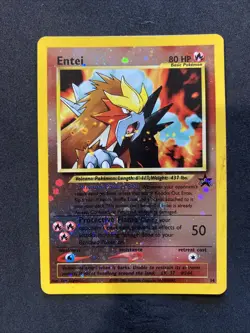 Pokemon TCG Entei Wizards Black Star Promos 34 Holo Promo Promo - Image 1
