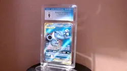 Pokemon Blastoise & Piplup GX 214/236 Full Art Cosmic Eclipse CGC 9 Holo - Image 3