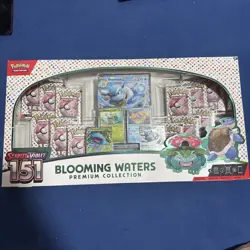 POKEMON S & V 151 Blooming Waters Premium Collection Box, Sealed Box is Worn - Image 1