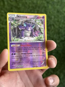Nidoking 45/114 XY Steam Siege Pokemon TCG Reverse Holo Rare 2016 - Image 2