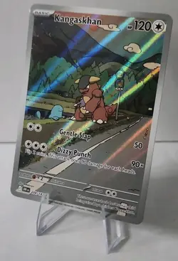 Pokemon TCG Kangaskhan Illustration Rare 204/182 Destined Rivals Near Mint - Image 1