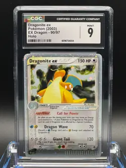 CGC 9 MINT ✨ - Dragonite ex 90/97 EX Dragon Holo - 2003 Pokemon - Image 1