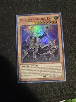 Aron, The Ogdoadic King ANGU-EN007 Ultra Rare 1st Edition - Image 1