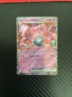 Pokemon Card Team Rocket's Mewtwo EX 205 Black Star Promo - Near Mint - Image 1