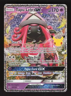 Tapu Lele GX 60/145 Pokemon Celebrations Classic Collections Holo Full Art Card - Image 1