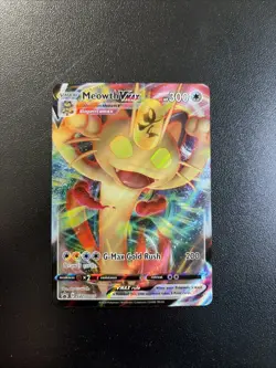 Meowth VMAX SWSH005 SWSH: Sword & Shield Promo Cards Holo - Image 1