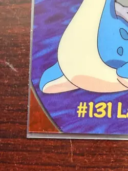(HPL) Lapras RARE clear card Pokemon (Topps Tv Animation) series 3 #PC10 LP - Image 2