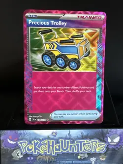 Pokemon Card Precious Trolley 185/191 Surging Sparks Ace Spec Rare NM - Image 1