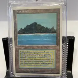 Magic: The Gathering MTG Tropical Island 1995 German Edition Dual Land Card RARE - Image 1