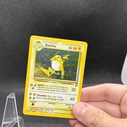 (NM-) Raichu Holo #16/130 2000 Base Set 2 Vintage Pokemon Card - Image 4