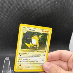(NM-) Raichu Holo #16/130 2000 Base Set 2 Vintage Pokemon Card - Image 5