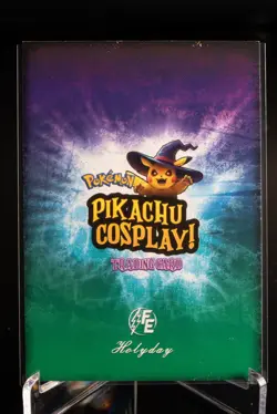 Walking Dead #E13 Pink Holo Box Hit Pikachu Cosplay Pokemon Card - Image 2