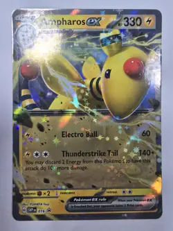 Ampharos ex 016 Sv: Scarlet & Violet Promo Cards Holo Pokemon Tcg - Image 1