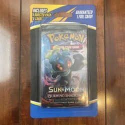 Pokemon Sun And Moon Burning Shadows Blister Pack (1) Booster pack + 5 Cards!! - Image 1