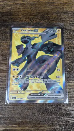 Zekrom EX 158/086 Black Bolt Holo Card Fresh & Near Mint/Mint Condition - Image 1
