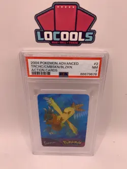 PSA 7 2004 Pokemon Action Card Blaziken lenticular - Image 1
