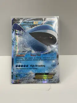 Wailord EX 38/160 XY Primal Clash Ultra Rare Holo Pokemon Card - Image 1